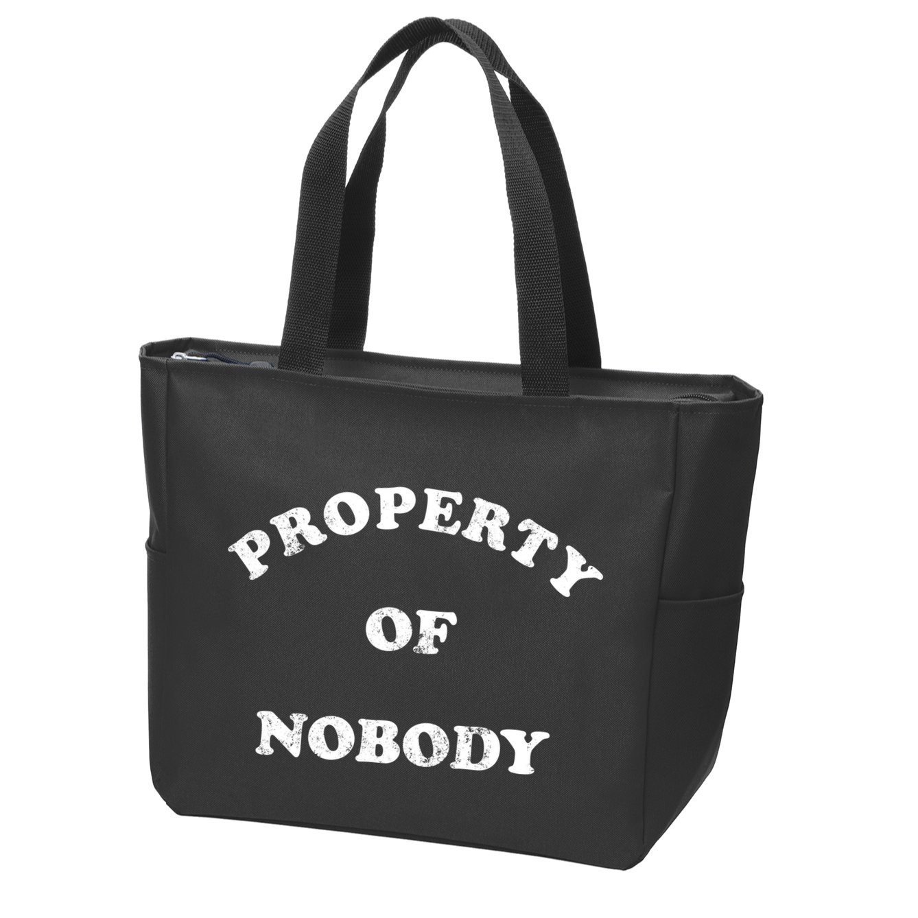 Property Of Nobody Zip Tote Bag