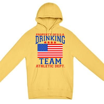 Property of U.S.A. Drinking Team Premium Pullover Hoodie