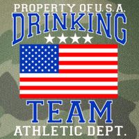 Property of U.S.A. Drinking Team Legacy Tie Dye Trucker Hat