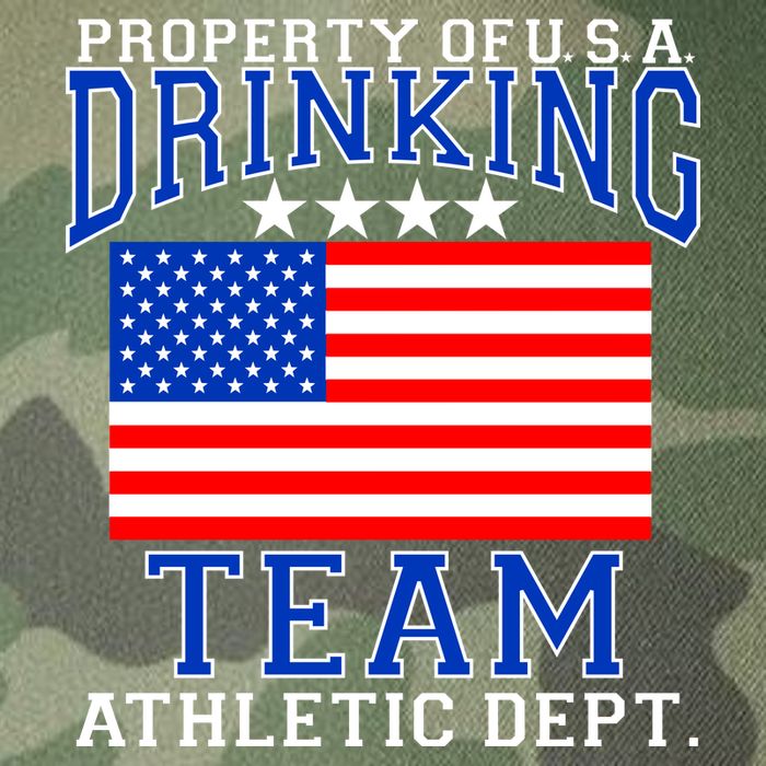 Property of U.S.A. Drinking Team Legacy Tie Dye Trucker Hat