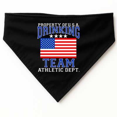 Property of U.S.A. Drinking Team USA-Made Doggie Bandana