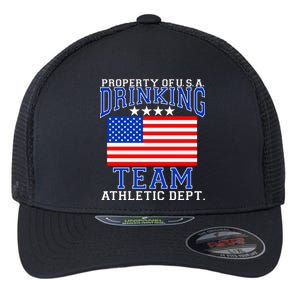 Property of U.S.A. Drinking Team Flexfit Unipanel Trucker Cap