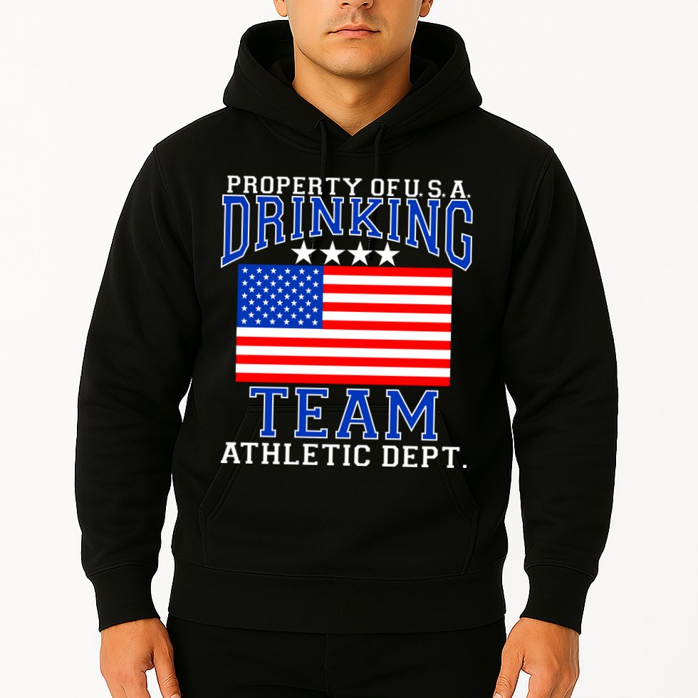 Property of U.S.A. Drinking Team Hoodie