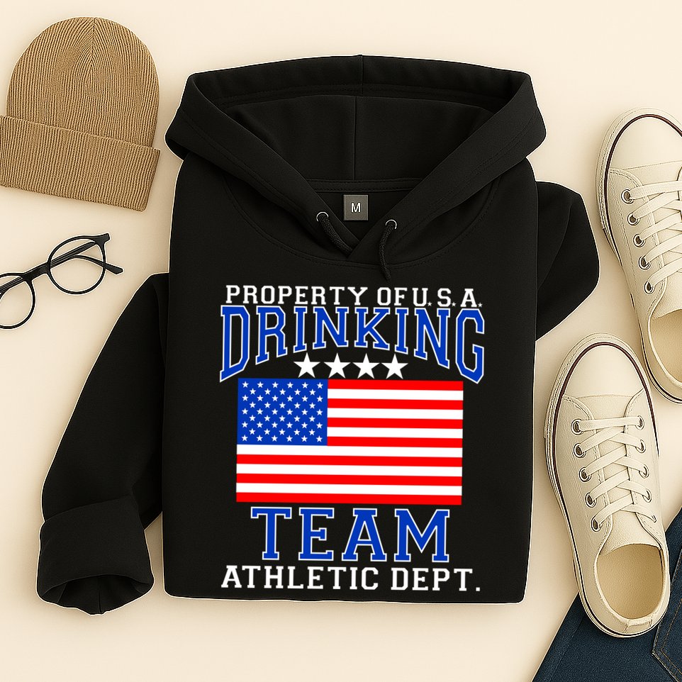 Property of U.S.A. Drinking Team Hoodie