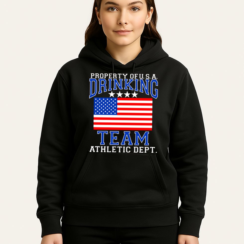 Property of U.S.A. Drinking Team Hoodie