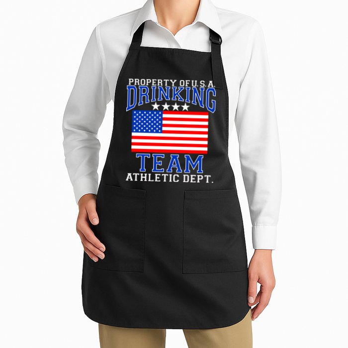 Property of U.S.A. Drinking Team Apron
