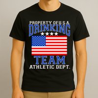 Property of U.S.A. Drinking Team T-Shirt