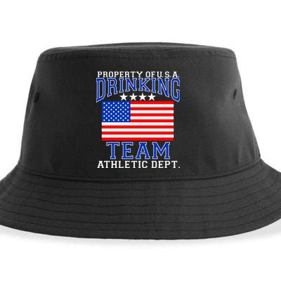 Property of U.S.A. Drinking Team Sustainable Bucket Hat
