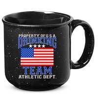 Property of U.S.A. Drinking Team 15oz Campfire Ceramic Mug
