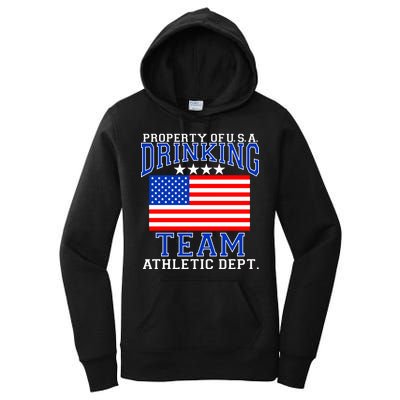 Property of U.S.A. Drinking Team Women's Pullover Hoodie