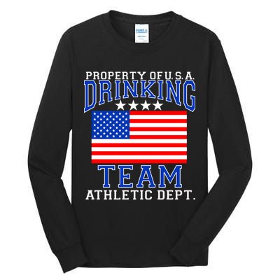Property of U.S.A. Drinking Team Tall Long Sleeve T-Shirt