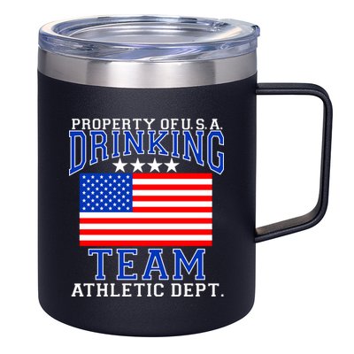 Property of U.S.A. Drinking Team 12oz Stainless Steel Coffee Mug