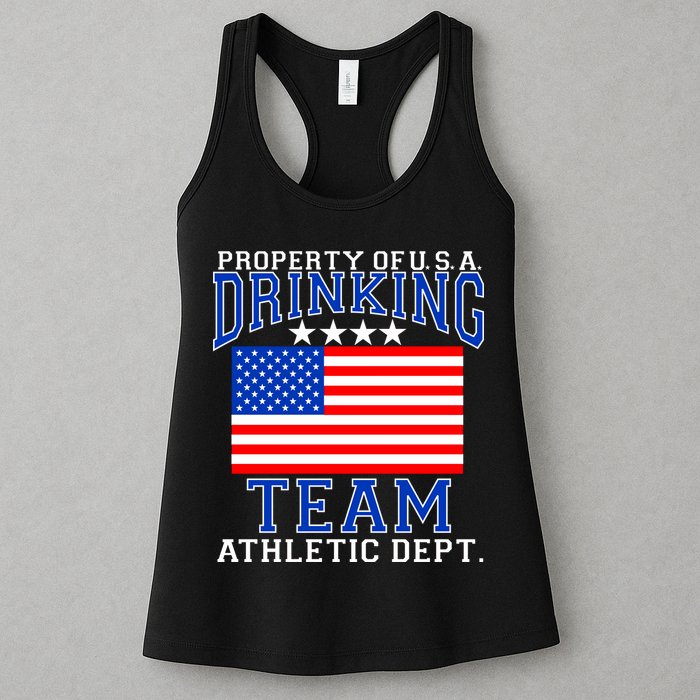 Property of U.S.A. Drinking Team Womens Tank Top