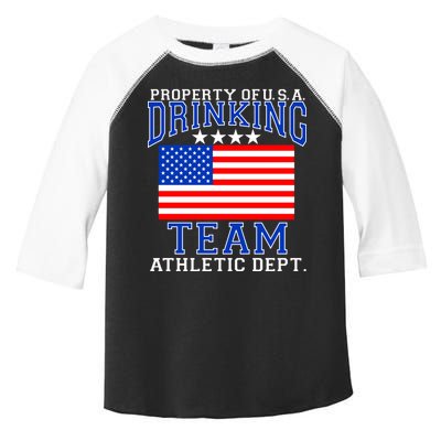 Property of U.S.A. Drinking Team Toddler Fine Jersey T-Shirt