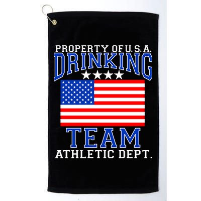 Property of U.S.A. Drinking Team Golf Towel