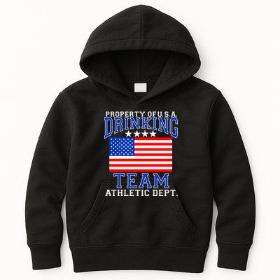 Property of U.S.A. Drinking Team Kids Hoodie