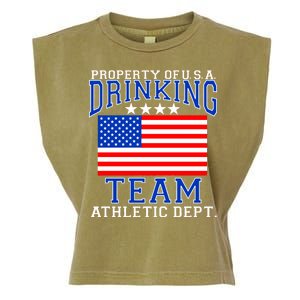 Property of U.S.A. Drinking Team Garment-Dyed Women's Muscle Tee