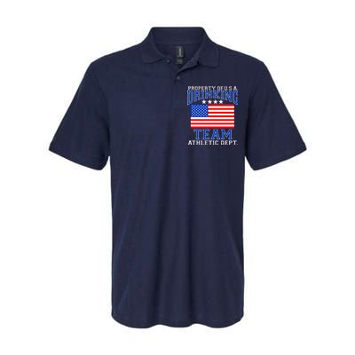 Property of U.S.A. Drinking Team Softstyle Adult Sport Polo