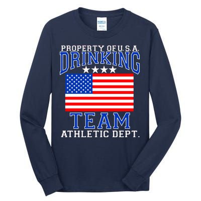 Property of U.S.A. Drinking Team Tall Long Sleeve T-Shirt