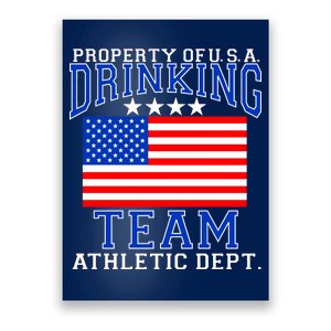 Property of U.S.A. Drinking Team Poster