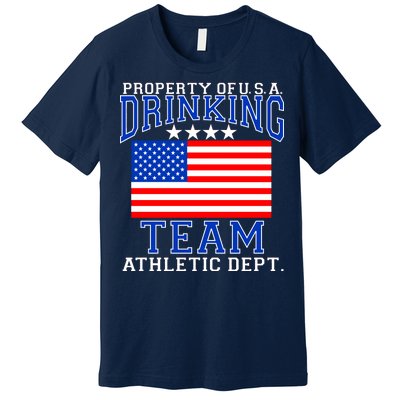 Property of U.S.A. Drinking Team Premium T-Shirt