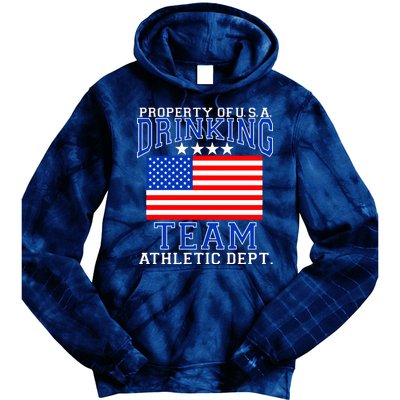 Property of U.S.A. Drinking Team Tie Dye Hoodie