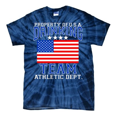 Property of U.S.A. Drinking Team Tie-Dye T-Shirt