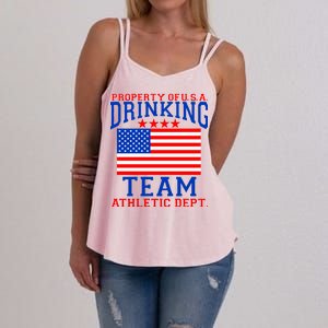 Property of U.S.A. Drinking Team Women's Strappy Tank