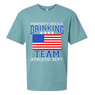 Property of U.S.A. Drinking Team Sueded Cloud Jersey T-Shirt