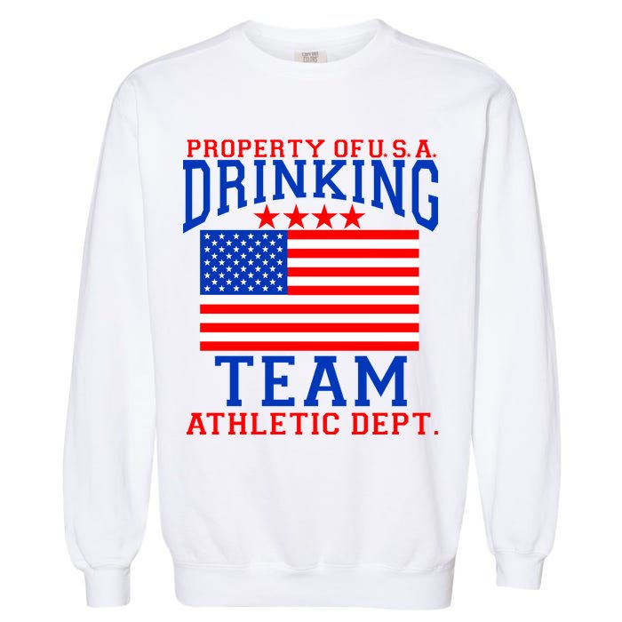 Property of U.S.A. Drinking Team Garment-Dyed Sweatshirt