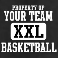 Property Of Your Team XXL Sports Personalize Text Adult Drive Performance Visor