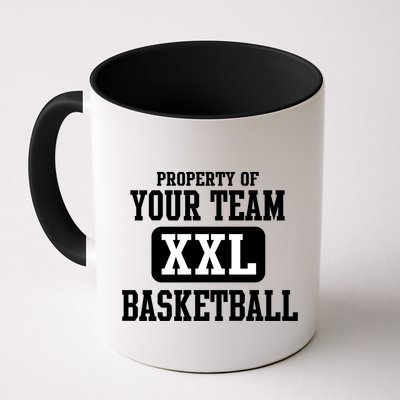 Property Of Your Team XXL Sports Personalize Text Mug