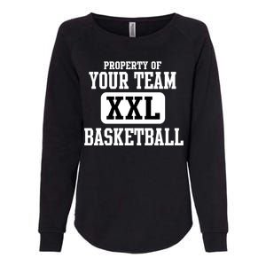 Property Of Your Team XXL Sports Personalize Text Womens California Wash Sweatshirt