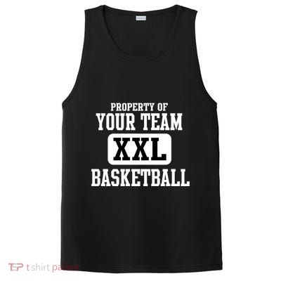 Property Of Your Team XXL Sports Personalize Text PosiCharge Competitor Tank