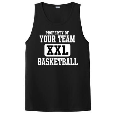 Property Of Your Team XXL Sports Personalize Text PosiCharge Competitor Tank