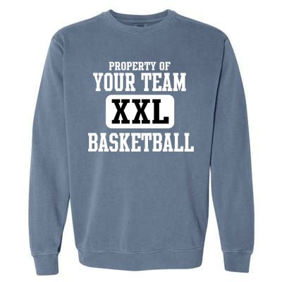 Property Of Your Team XXL Sports Personalize Text Garment-Dyed Sweatshirt