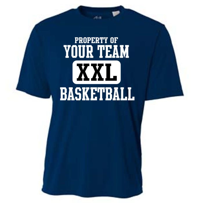 Property Of Your Team XXL Sports Personalize Text Cooling Performance Crew T-Shirt