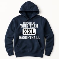 Property Of Your Team XXL Sports Personalize Text Hoodie