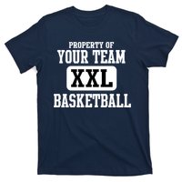 Property Of Your Team XXL Sports Personalize Text T-Shirt