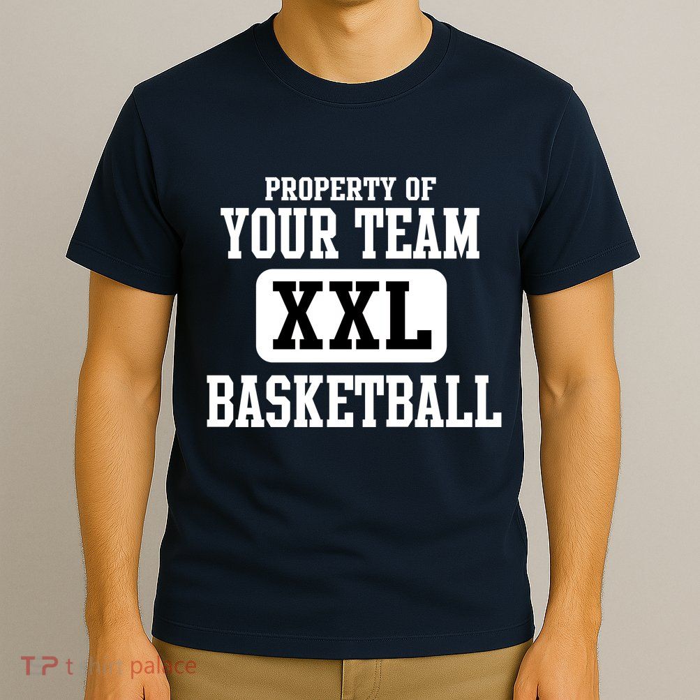 Property Of Your Team XXL Sports Personalize Text T-Shirt