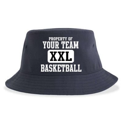 Property Of Your Team XXL Sports Personalize Text Sustainable Bucket Hat