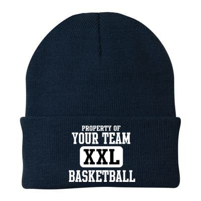 Property Of Your Team XXL Sports Personalize Text Knit Cap Winter Beanie