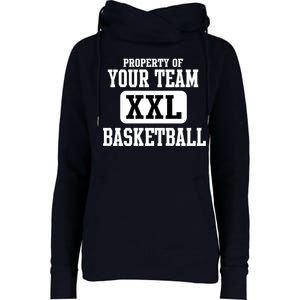 Property Of Your Team XXL Sports Personalize Text Womens Funnel Neck Pullover Hood