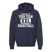 Property Of Your Team XXL Sports Personalize Text Premium Hoodie