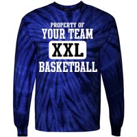 Property Of Your Team XXL Sports Personalize Text Tie-Dye Long Sleeve Shirt