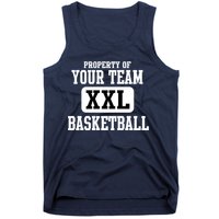 Property Of Your Team XXL Sports Personalize Text Tank Top