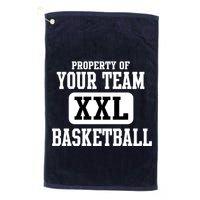 Property Of Your Team XXL Sports Personalize Text Golf Towel