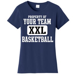 Property Of Your Team XXL Sports Personalize Text Women's T-Shirt