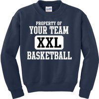 Property Of Your Team XXL Sports Personalize Text Kids Sweatshirt