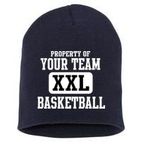 Property Of Your Team XXL Sports Personalize Text Short Acrylic Beanie